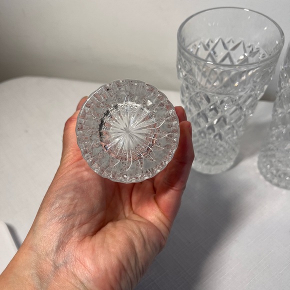 Anchor Hocking Wexford tumblers glasses
distinctive waffle diamond-cut pattern - Picture 6 of 7